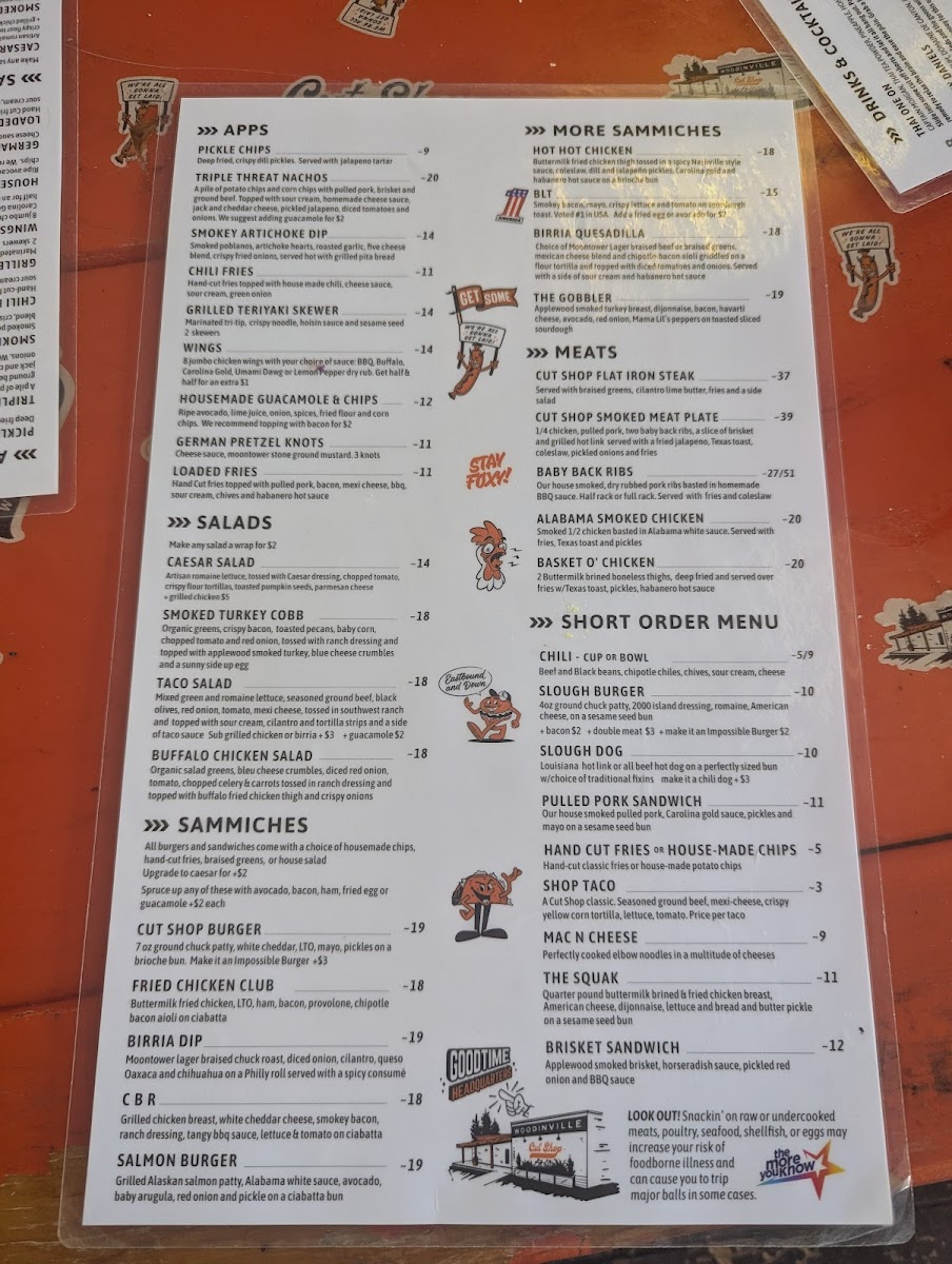 Woodinville Cut Shop Restaurant and Lounge Menu - Image 6